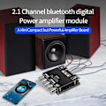 Miniatyrbillede 5 af 6: ZK-MT21 Channel Bluetooth 5.0 CS8673E 2.1 Subwoofer Forstærker Board 50W*2 +100W Power Audio Stereo Forstærker