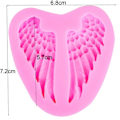Miniatyrbillede 2 af 6: Engle vinger 1 stk UV harpiks silikone form
