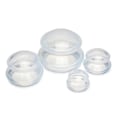 Miniatyrbilde 6 av 10: 4 deler  Silikon Massasje Kopper Vakuum Sugekopp Anti Cellulite Krukke Ansikts Kropp Cupping Massasje for Kropp Avrusning