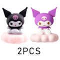 Miniatyrbillede 8 af 8: Nat Lys Emalje Sky Tegnefilm Kuromi Cinnamoroll Pochacco Lille Bord Lys