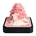 Miniatyrbild 2 av 5: 3D Anteckningsblock Grönt Treehouse Kalender Memo Pad Block Anteckningar Kontor Papper Anteckningar Jul Födelsedag presenter