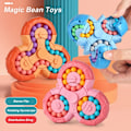 Miniatyrbillede 2 af 9: Roterende Magisk Bean Terning Fingerspids Legetøj Børn Puslespil Kreativt Interaktivt Spil Fidget Spinnere