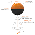 Miniatyrbillede 2 af 7: Dual Frequency Ekkolod Alarm Transducer Fishfinder