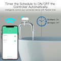 Pikkukuva 6 / 9: Smart WiFi/ZigBee vesi kaasu putki automaattinen sammutus OFF venttiili ohjain Smart Life APP kaukosäädin Alexa Google Homella