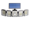 Miniatyrbillede 1 af 6: 5 Hoveder Solar 300 LED Lys Udendørs Bevægelse Sensor Vandtæt Vidvinkel Belysning Væg Lampe