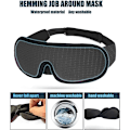 Miniatyrbild 7 av 8: 3D mask för sömn ögonmask ljus blockering mjuk vadderad sömn maskerad