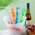 Miniatyrbillede 2 af 7: 100 stykker Engangs Is Pop Mug Taske Stor Frys Popsicle Forseglede poser DIY Juice Yogurt Smoothie Taske Med tragt