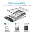 Miniatyrbillede 6 af 7: Harddisk Boxs USB 3.0 to SATA III Hard Disk Case 2.5 Tommer HDD SSD Shell