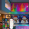 Pikkukuva 2 / 7: 400 LEDiä Älykäs verho valot sovellus ohjaus LED jono RGB keiju valot