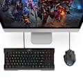 Miniatyrbillede 5 af 6: Kabelforbundet Lys RGB PC Gaming Mus Med Side knapper