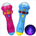 Miniatyrbilde 1 av 4: 1 stk Mote Klassisk Blits Mikrofon Leker Mini Søtt Musikk Karaoke Mike Luminous Leker