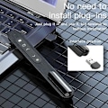 Miniatyrbild 5 av 6: Wireless Presenter Röd Laser Page Turning Pen 2.4G RF Volym Remote Control PPT Presentation USB PowerPoint Pointer