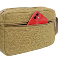 Miniatyrbillede 4 af 7: Mænd Canvas Skulder tasker Casual Tote Travel Mænd's Crossbody Taske Luksus Messenger Tasker