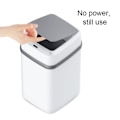 Miniatyrbild 7 av 9: 15L badrum touch soptunna i toaletten smart sopor hink avfallskärl soptunna
