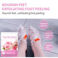 Miniatyrbillede 4 af 8: 5 par eksfolierende fod maske fod SPA pedicure sokker fjernelse død hud blegning hæle fødder afskalning anti revnet fod hudpleje