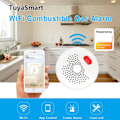 Miniatyrbillede 4 af 6: Wifi Natur Gas Sensor Brændbart Husstand Smart LPG Gas Alarm Detektor Lækage Sensor