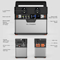 Miniatyrbild 3 av 7: 220V AC 300W Power Station Pure Sine Wave 288Wh Portable Generator