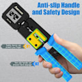 Miniatyrbilde 7 av 7: Crimp Verktøy Pass Through Cat5 Cat5e Cat6 Crimper Cutter Fripper