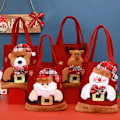 Miniatyrbilde 4 av 7: 10 stykker jule tote gave poser  jule aften eple poser godteri poser  jule gaver