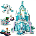 Miniatyrbilde 1 av 3: Frossen Drømme Prinsesse Elsa Is Slott Prinsesse Anna Set Bygning Modell Blokker Gaver Leketøy