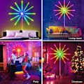 Miniatyrbild 6 av 7: Smart LED Ljus Strip Gör-det-själv Fyrverkeri Fjärrkontroll Bluetooth Festoon Lampa Hem Inomhus Sovrum Fest Bar