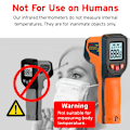 Miniatyrbild 6 av 7: Infraröd termometer , handhållen värme temperatur  för matlagning testare