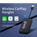 Miniatyrbilde 2 av 4: USB Trådløs CarPlay Dongle Kablet Android Auto AI Box Mirrorlink Bil Multimedia Player