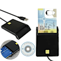 Miniatyrbillede 2 af 6: USB 2.0 Smart ID Card Reader til SD ATM CAC TF Bank Card SIM Card Reader