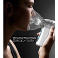 Miniatyrbillede 2 af 4: Håndholdt bærbar autoclean Inhaler Nebulizer Mesh Atomizer lydløs inhalator nebulisator
