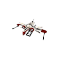 Miniatyrbilde 3 av 5: Fighter Byggeblokker Set Rom Krig Fly Slag Fly Interceptor Klosser Leker