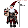Miniatyrbillede 5 af 5: Julemanden Glædelig Jul pynt til hjem godt nytår pynt