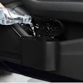 Pikkukuva 5 / 7: Auto Simpukka Roskakori Riippuva Ajoneuvo Roska Pöly kotelo Säilytys Musta ABS Neliömäinen puristus roskakori