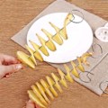 Miniatyrbild 5 av 6: Potatis spiral kutter potatis torn tillverkning maskin grönsak skivare kreativ grönsak verktyg