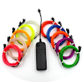 Miniatyrbilde 4 av 7: EL Wire 1 2 3 5 10M Fleksibel Neon Lys Led Strip
