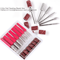 Miniatyrbillede 3 af 4: Professionel Negle Bor Maskin Elektrisk Manicure Fræsning Fræser Set Negle Filer Bor Bits Gel Polish Fjerner