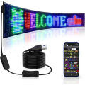 Miniatyrbilde 6 av 10: USB 5V Fleksibel adresserbar RGB Mønster Graffiti Rulling Tekst Animasjon Display