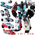 Miniatyrbillede 2 af 2: Bruticus Devastator Superion Defensor Transformation Robot Bil Action Figurer Legetøj