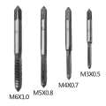Miniatyrbild 5 av 6: 9PCS/SET T Typ Gänga Tapp Reamer Metric Screw Tap Hand Taps Drill Bit Set