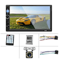 Miniatyrbillede 1 af 7: Bil Radio 7 tommer HD Auto radio Multimedie MP5 Afspiller Bil Stereo Bluetooth USB TF FM
