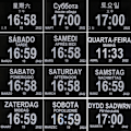 Miniatyrbild 3 av 6: Alarm Digital LED Kalender Klocka med Multi Languages display