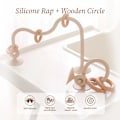 Miniatyrbilde 2 av 5: Baby tre ring myk silikon bitring leker barn bitbar BPA fri bitring