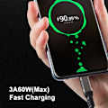 Miniatyrbild 4 av 6: USB3.2 Gen2 Kabel C Till A 10Gbps Max Sändning Hastighet Data Kabel för Hårddisk