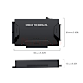Miniatyrbild 3 av 6: Universal Adapter USB3.0 USB 3.0 Data Transfer to SATA IDE Combo External Converter