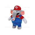 Miniatyrbillede 3 af 9: Mario Bros Plush Elephant Mario Elephant Luigi Fyld Dyr Dukke Plushie Børn Gaver
