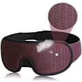 Miniatyrbild 5 av 8: 3D mask för sömn ögonmask ljus blockering mjuk vadderad sömn maskerad