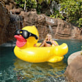 Miniatyrbillede 6 af 6: Høj kvalitet OEM PVC custom pool float svømmering flydende seng oppustelig gummi and float til sommer