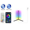 Miniatyrbillede 7 af 11: Stue Værelse Dæmpbar Hjørne Gulv Lampe 150cm Stativ Tuya Smart RGB LED Humør Lys