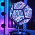 Miniatyrbillede 1 af 7: Infinity Dodecahedron Farve Kunst Lys Fantasy Geometri Rum LED Kunst Lampe