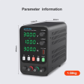 Miniatyrbilde 6 av 7: Justerbar DC Strøm forsyning Lab benk Strøm Kilde Stabilisert Strøm Forsyning Spenning Regulator Switch