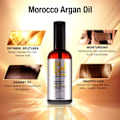 Miniatyrbillede 4 af 6: Argan olie hår behandling udjævning blødt reparation frizz tørt skadet hår pleje
